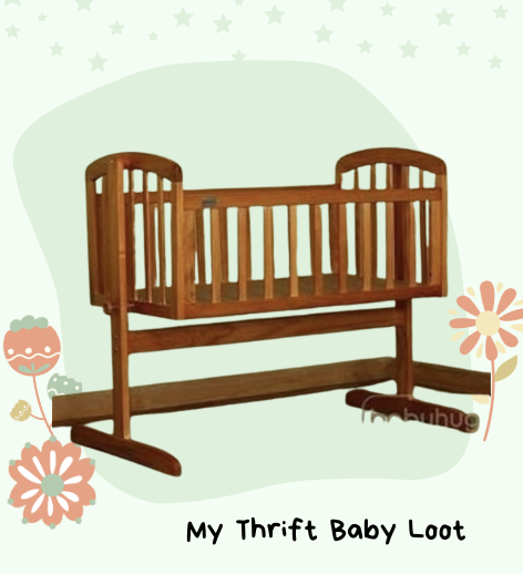 Preloved Babyhug wodden cradle ( Chennai )